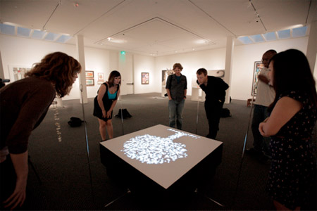 interactive art and technology exhibit Blow Four by SuperUber uses designflex pressure switch by World Magnetics